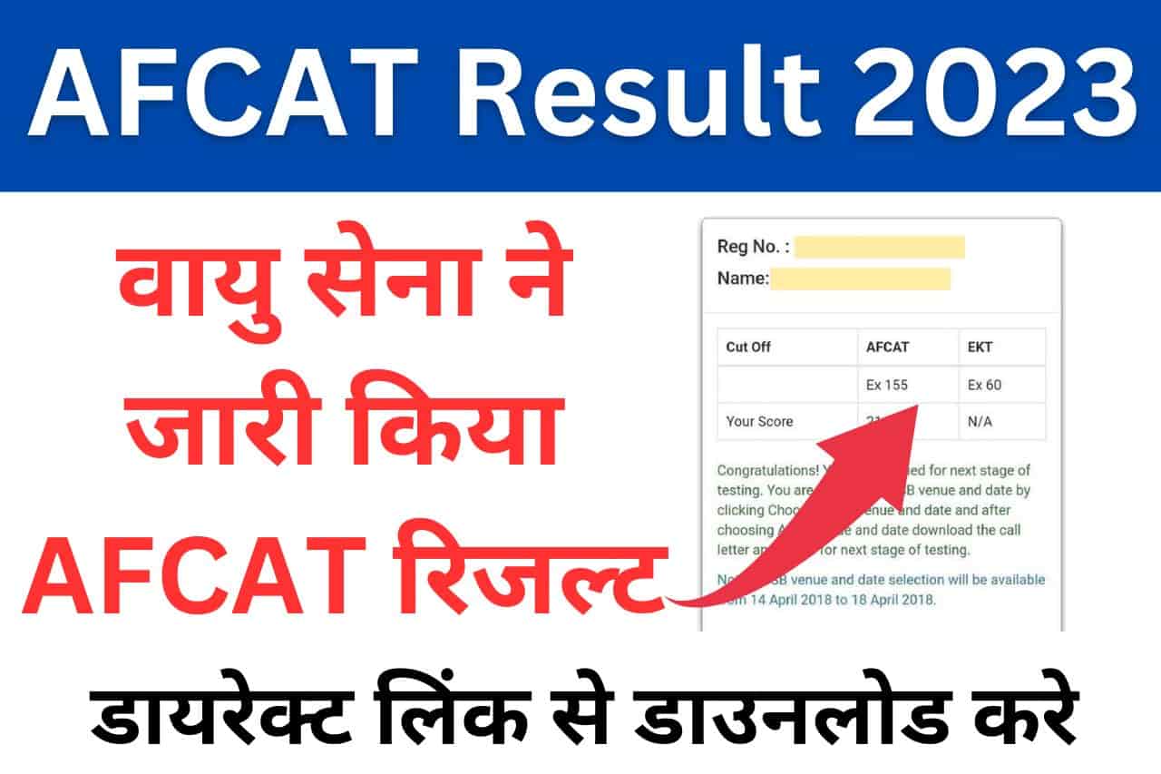 AFCAT Result 2023 AFCAT afcat-result-2023-afcat