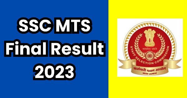 SSC MTS Final Result 2023