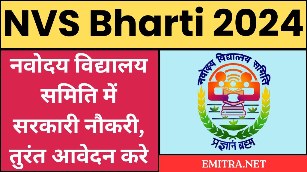 NVS Bharti 2024